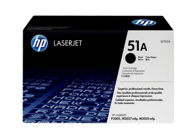 Cartucho Tóner HP Num 51A, Laser, Negro, 6500 páginas, Negro